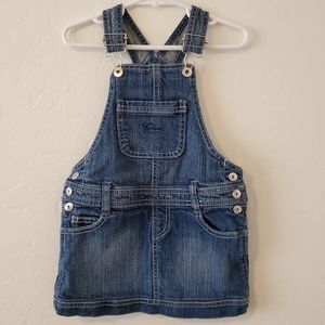 Guess Jean's overalls with butterfly detail
